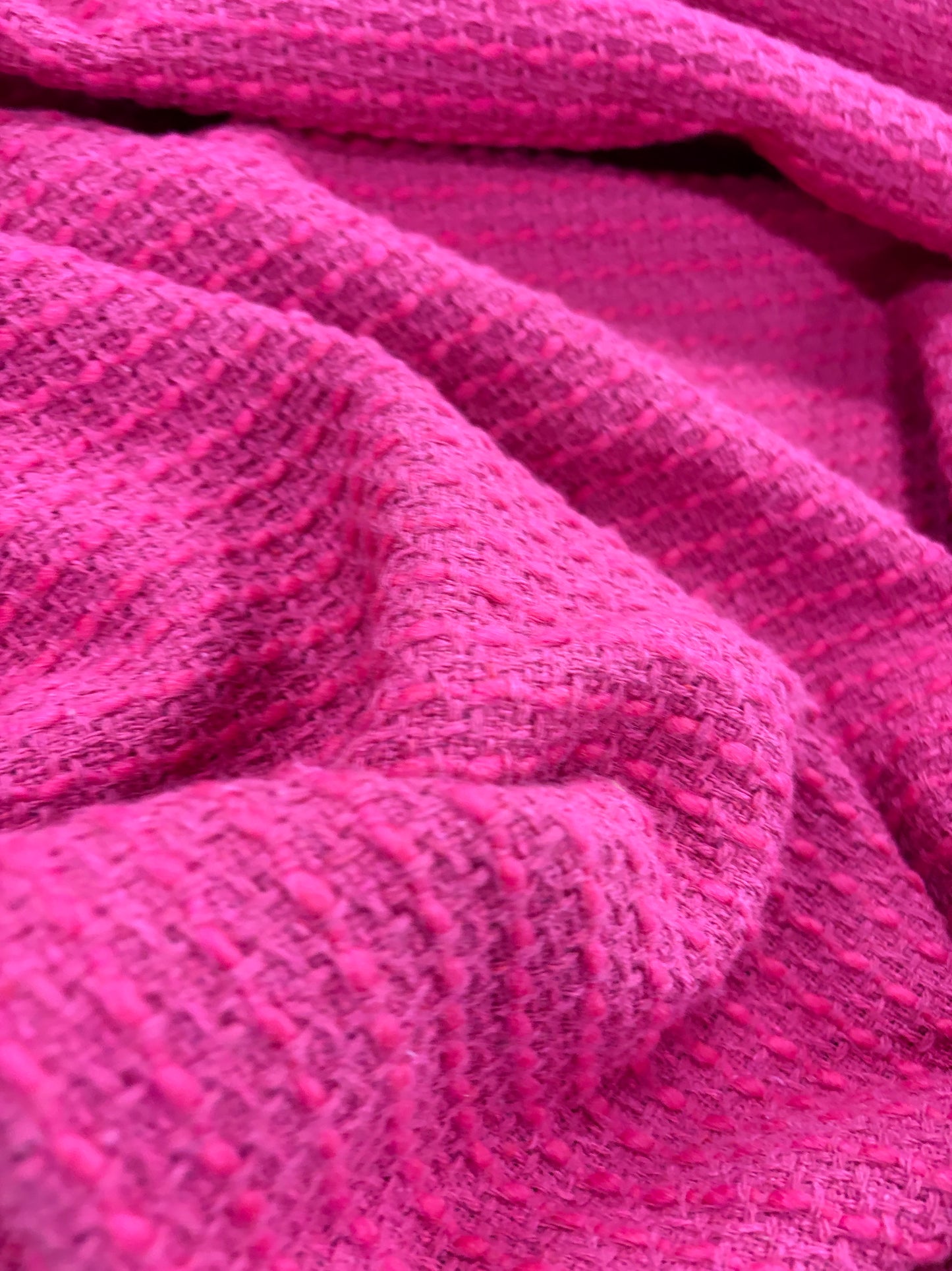 WALTER 008 cotton tweed jacquard fuchsia