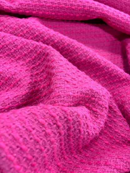 WALTER 008 cotton tweed jacquard fuchsia