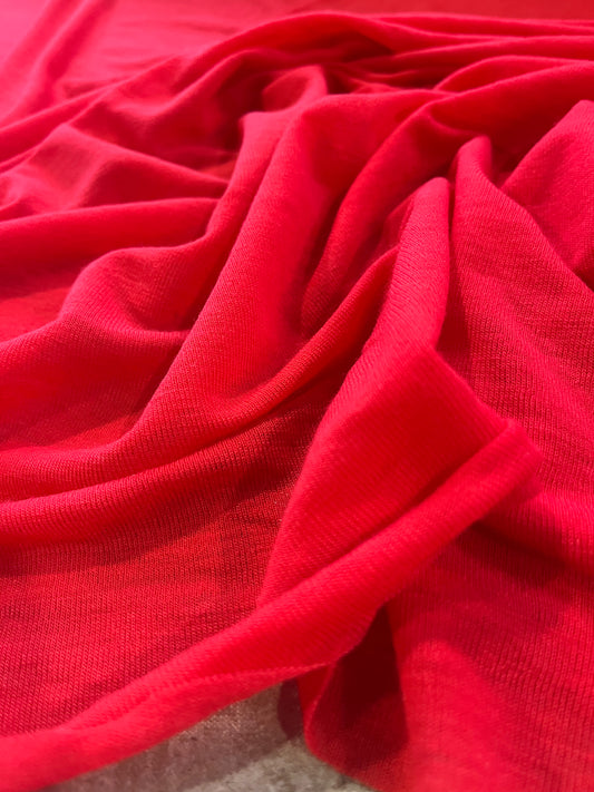MARINA 004 wool jersey red