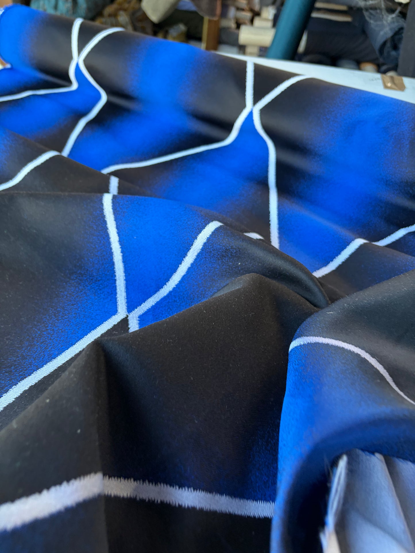 RALPH 016 blue/black heavy jacquard