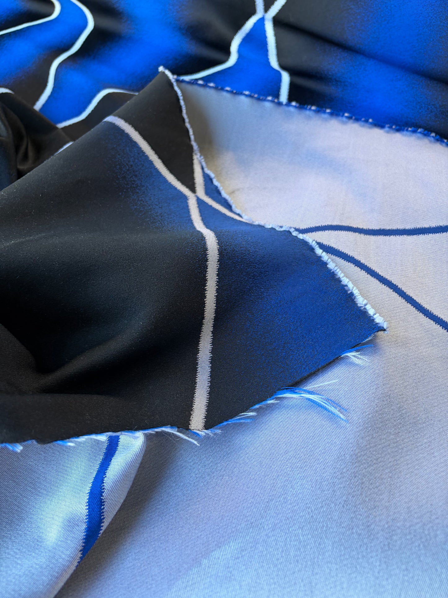 RALPH 016 blue/black heavy jacquard