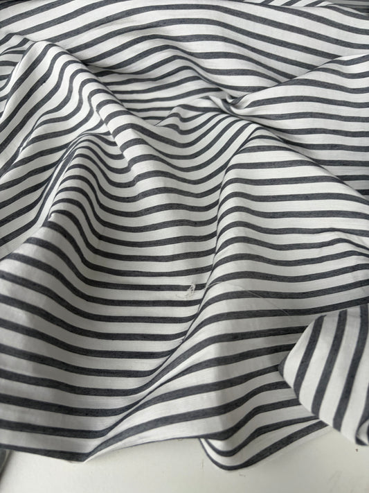 BRUCE 049 cotton/viscose shirting stripes