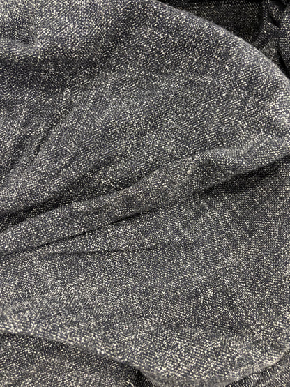 WALTHER 015 navy cotton stretch tweed suiting fabric