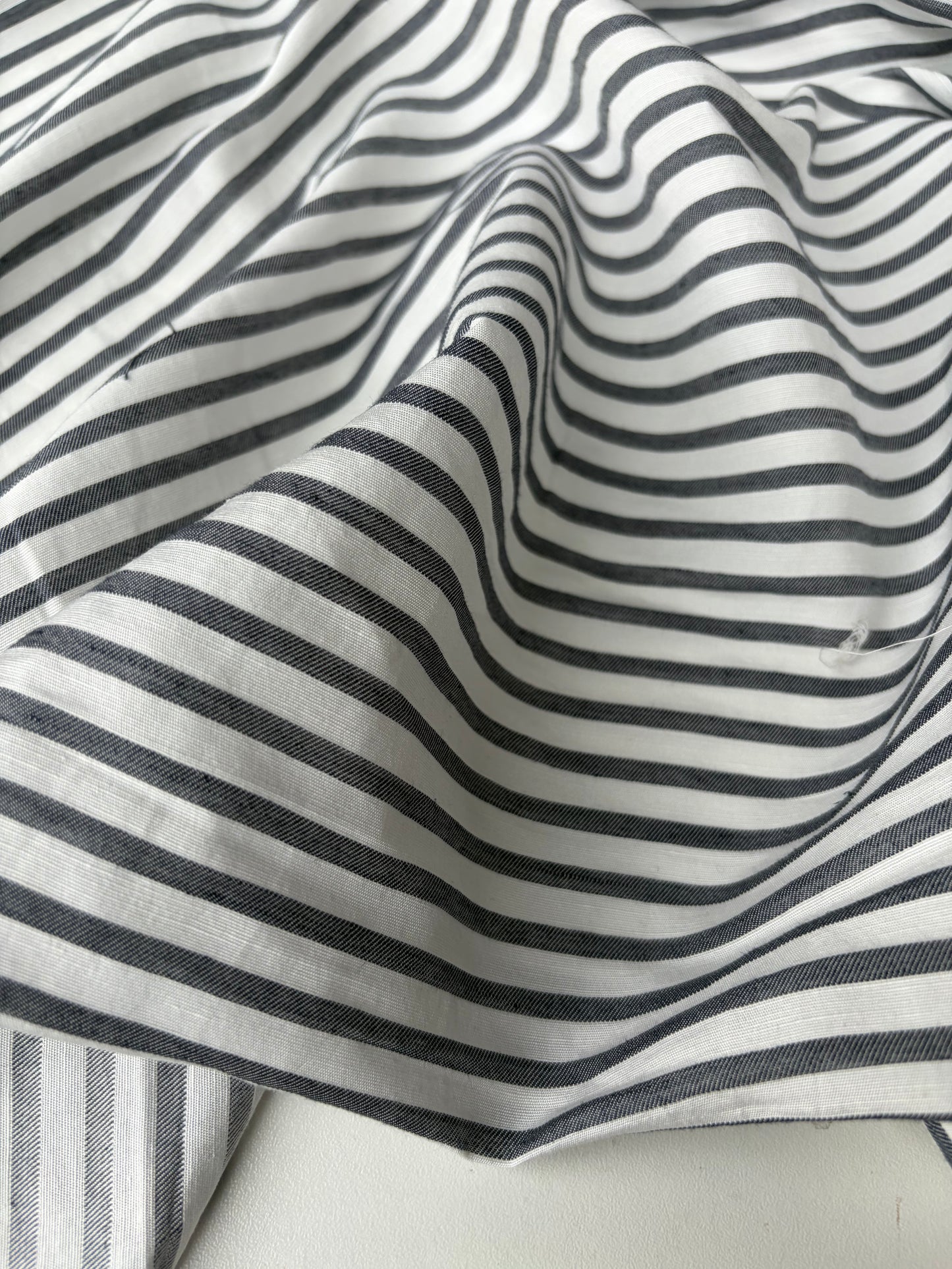 BRUCE 049 cotton/viscose shirting stripes
