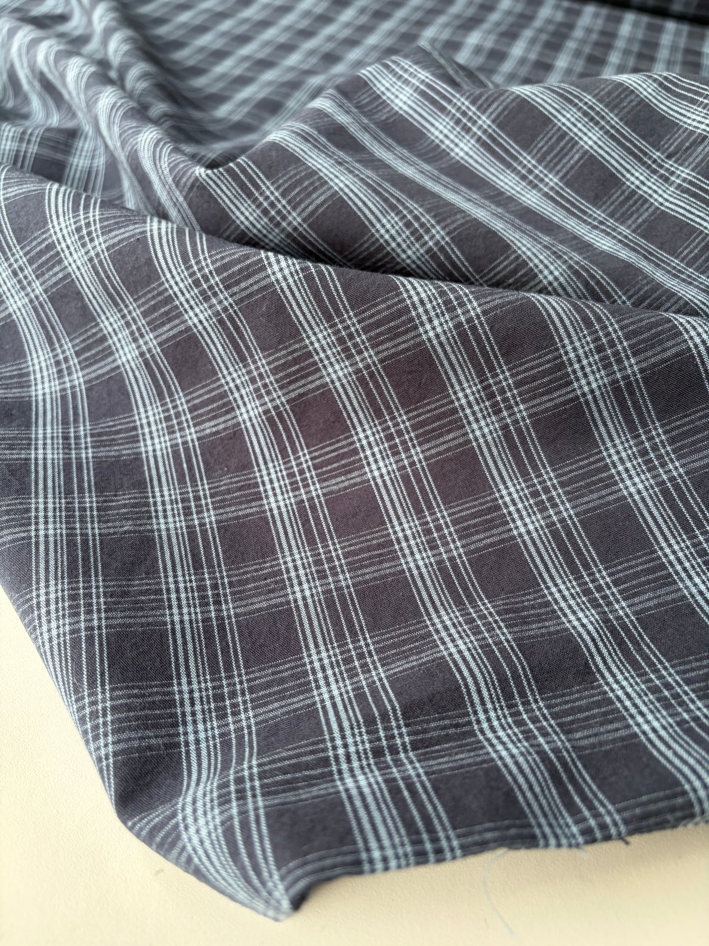 PC BRUCE 050 cotton linen check
