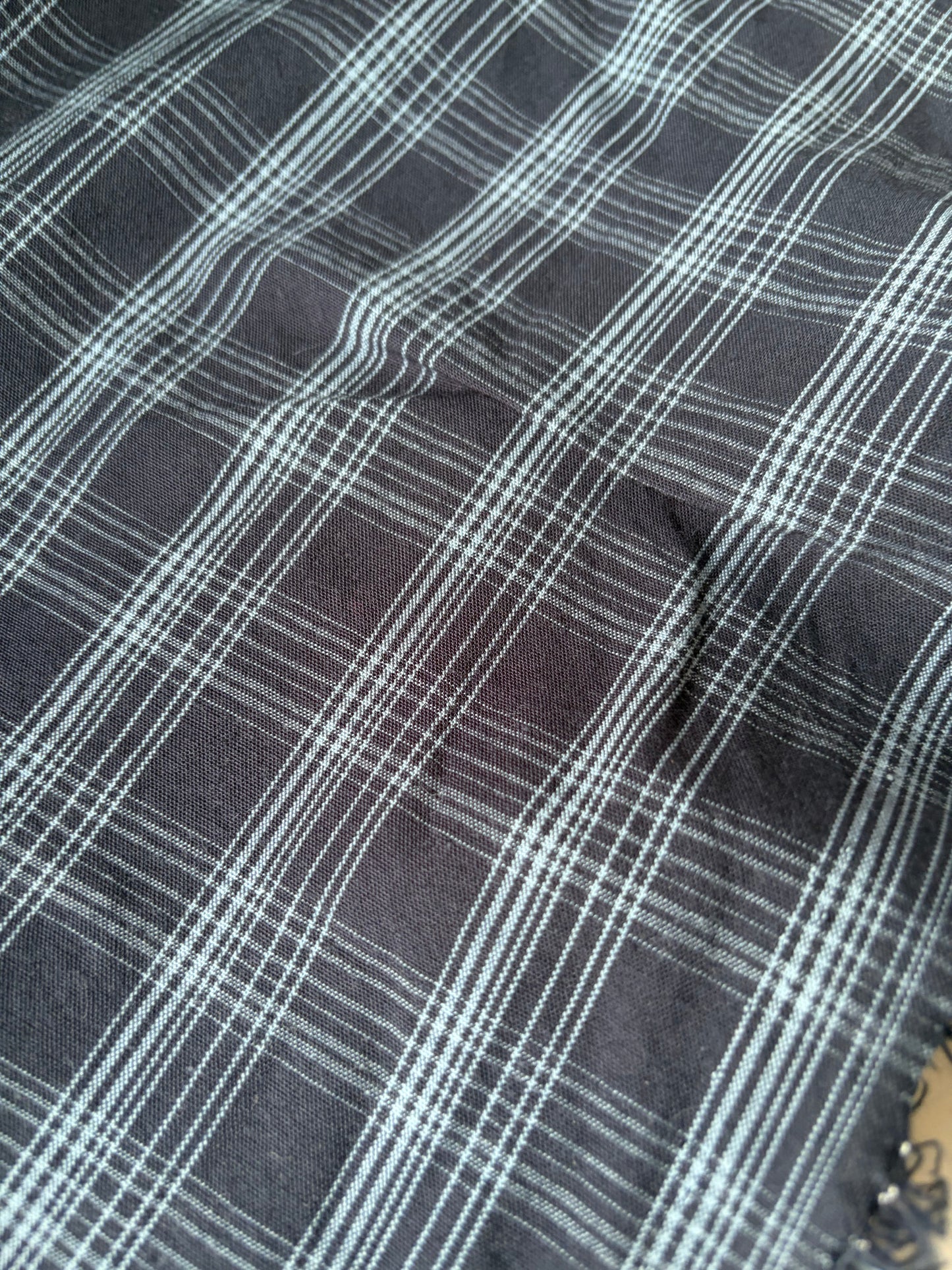 PC BRUCE 050 cotton linen check