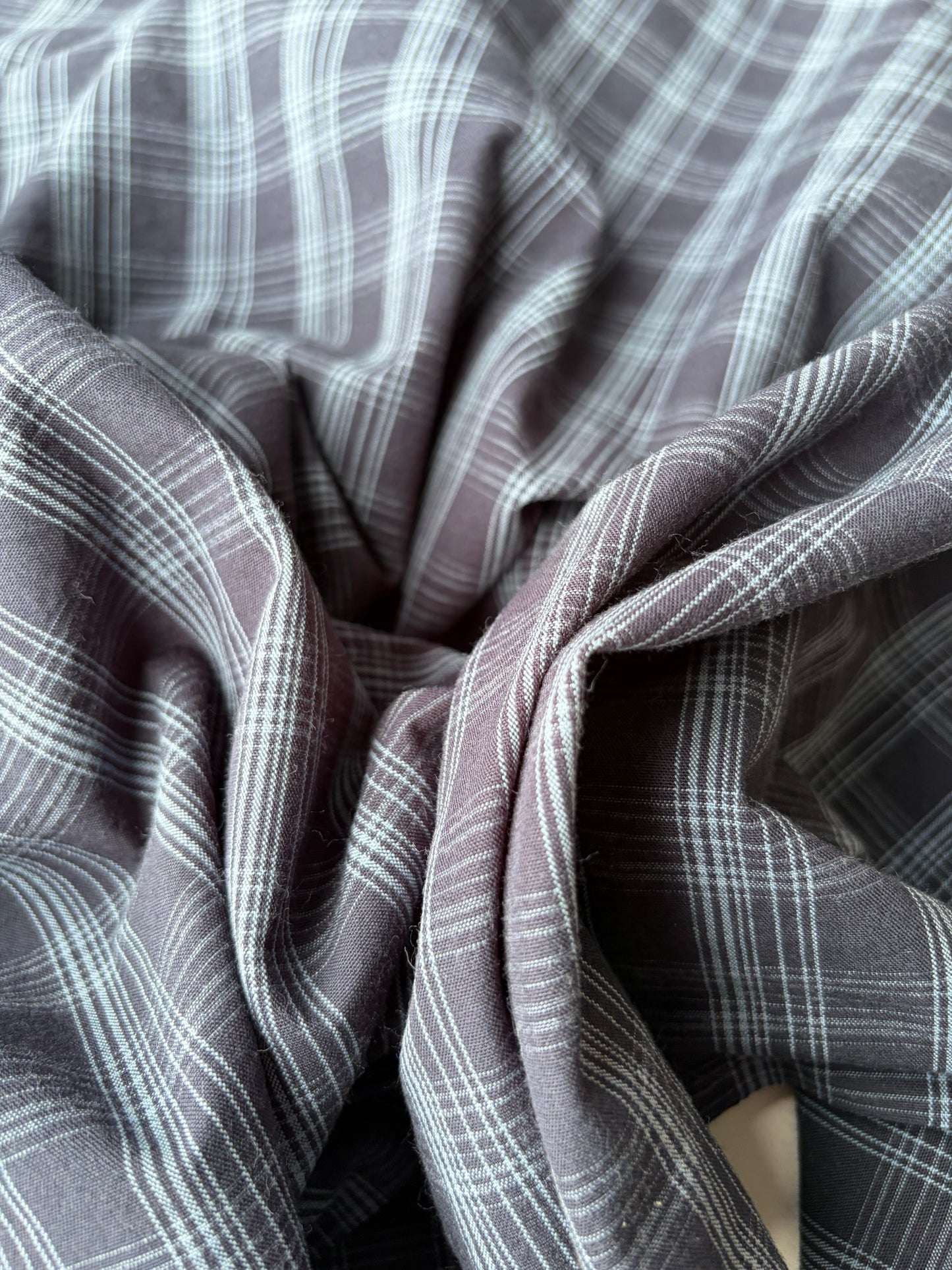PC BRUCE 050 cotton linen check