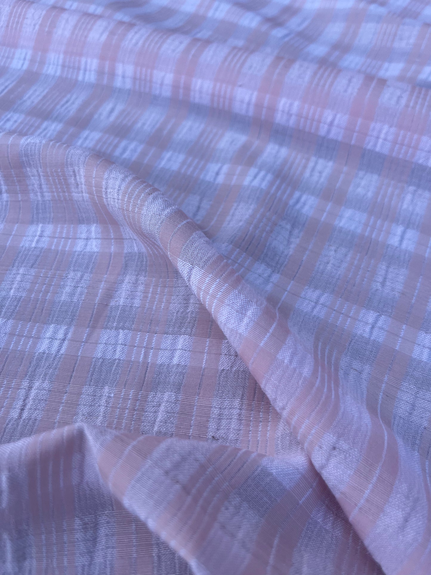EUDINE 023 lightweight check pink/white