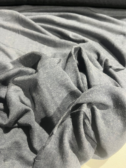 BIRMA 007 jersey viscose/wool mid grey