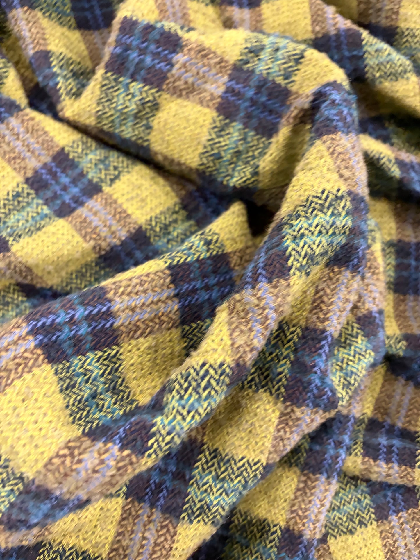 WALTHER 019 checkered shetland wool tweed