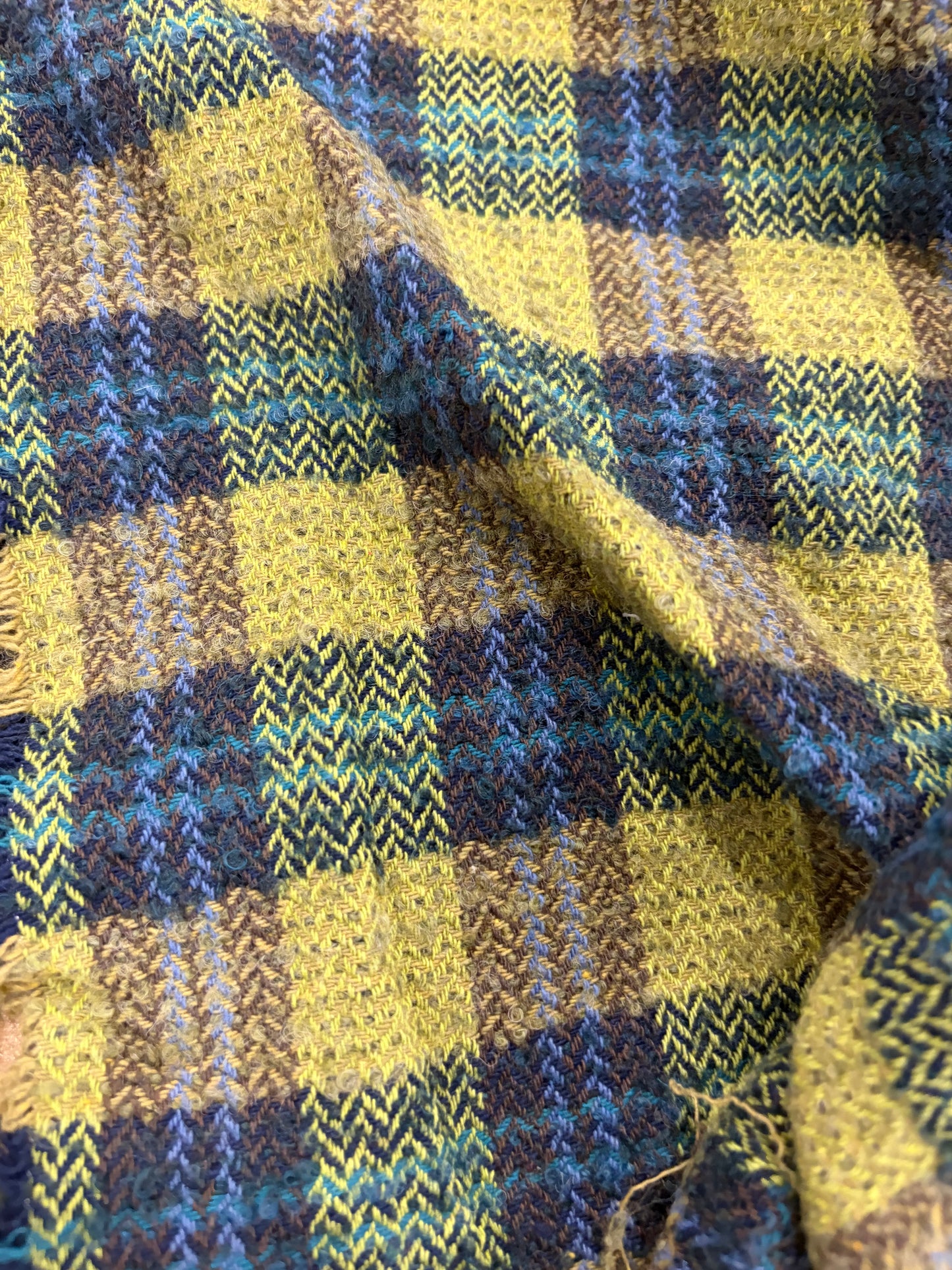 WALTHER 019 checkered shetland wool tweed