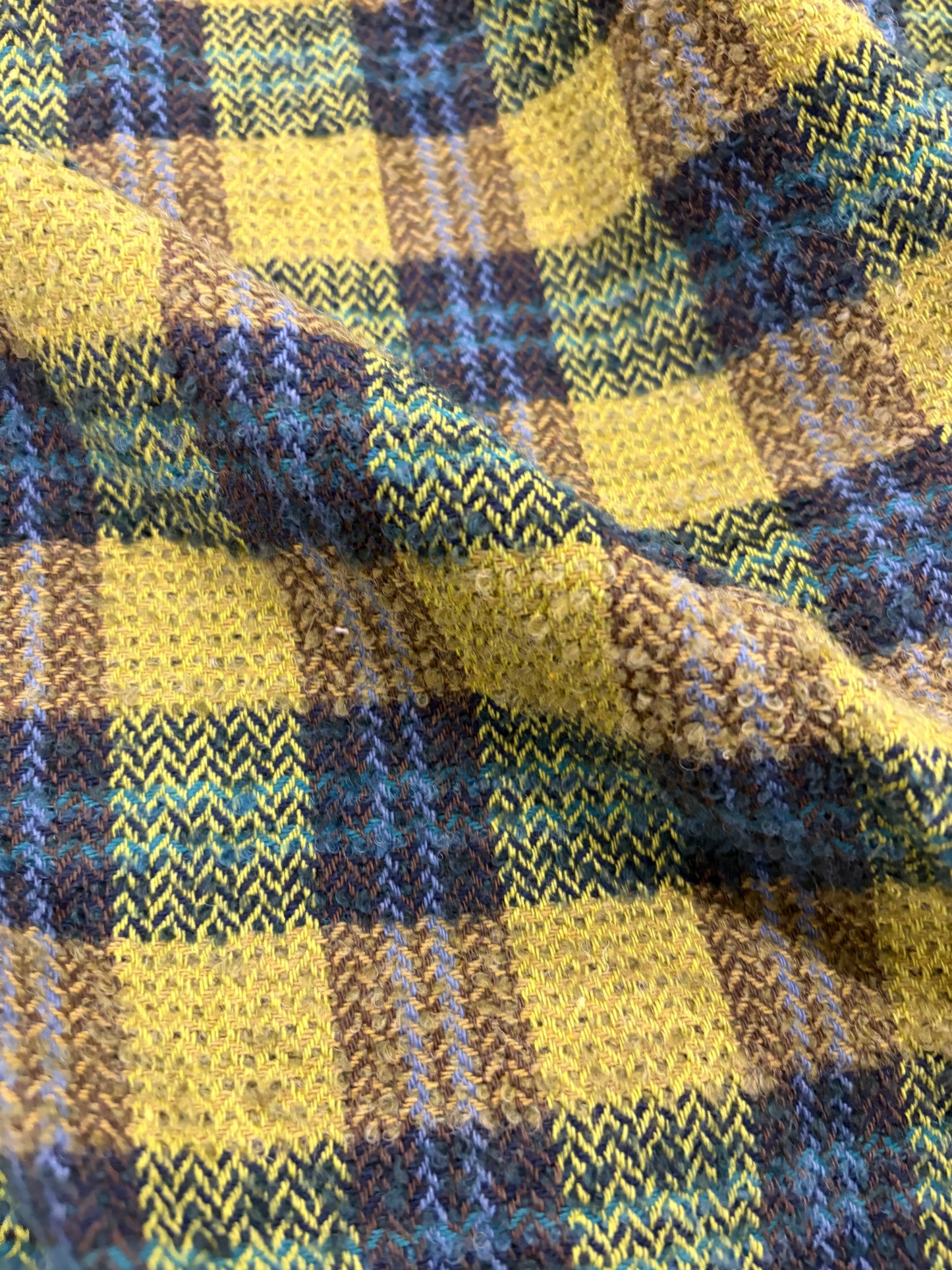 WALTHER 019 checkered shetland wool tweed