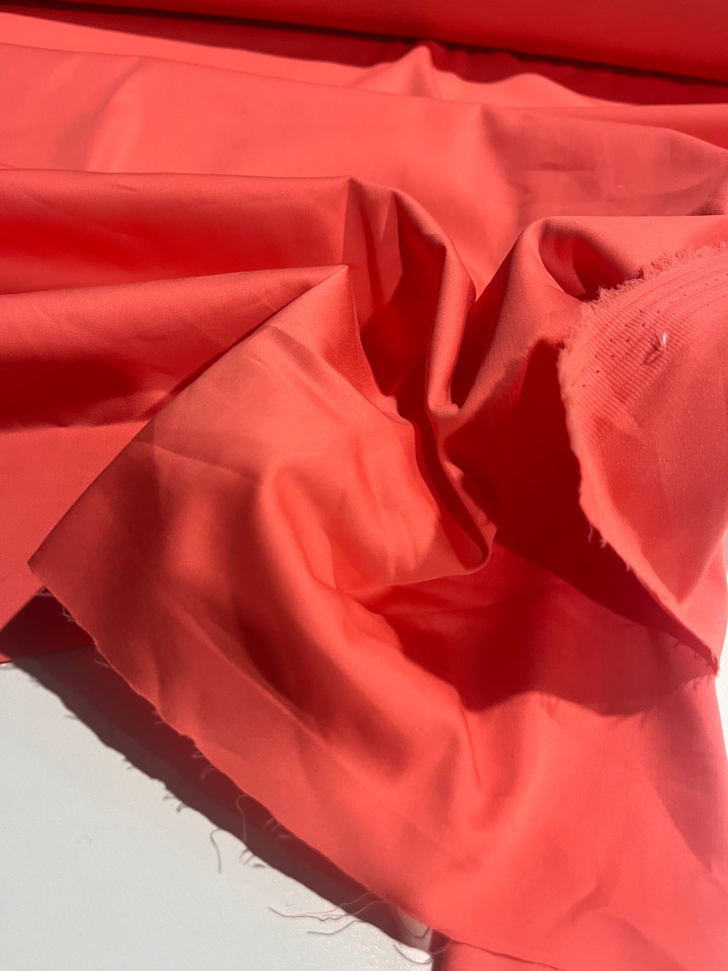 BIRMA 010 coral stretch poly viscose