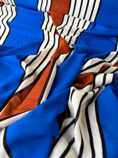 PC PHIL 002 viscose voile stripes