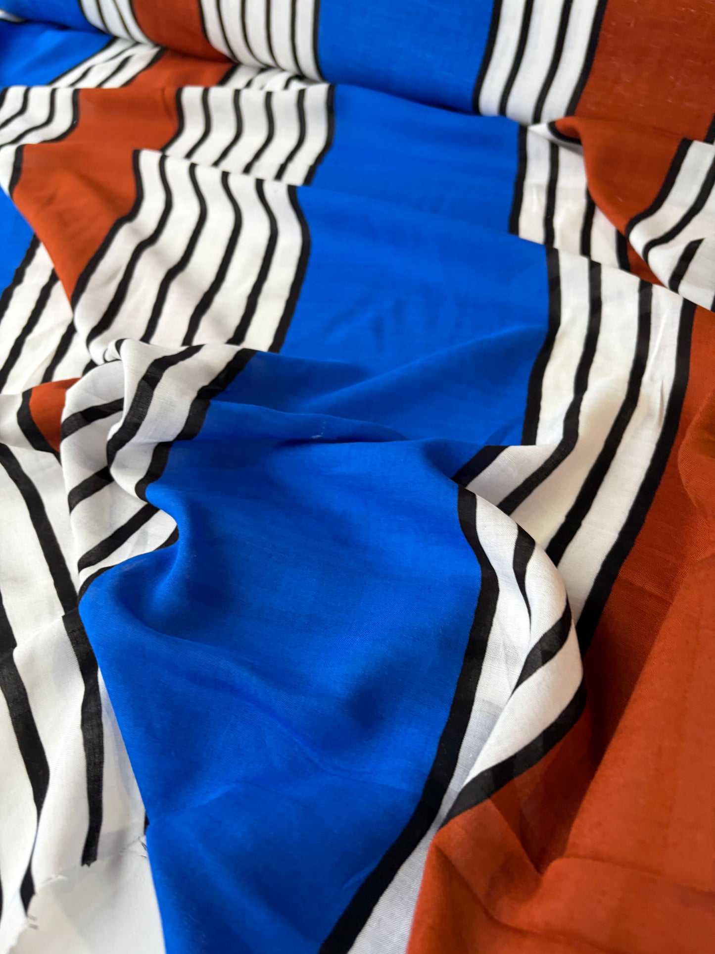 PHIL 002 viscose voile stripes