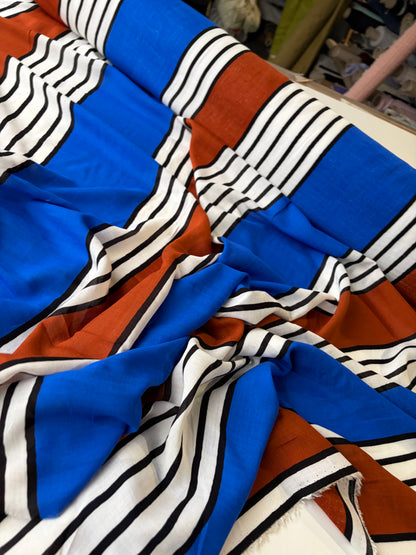 PC PHIL 002 viscose voile stripes