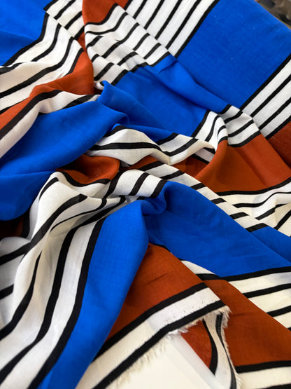 PC PHIL 002 viscose voile stripes