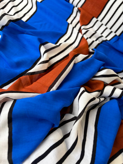 PC PHIL 002 viscose voile stripes