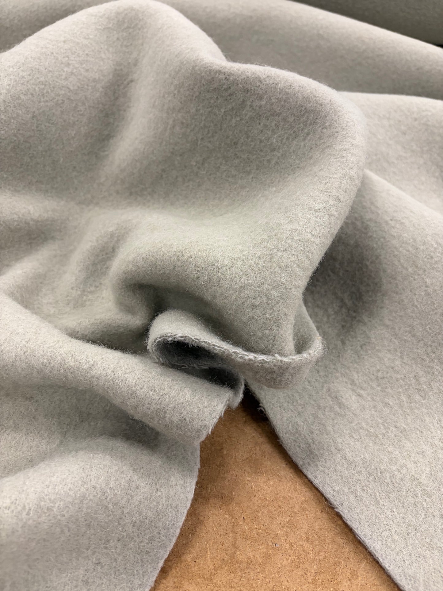 WALTHER 021 sage wool coat fabric