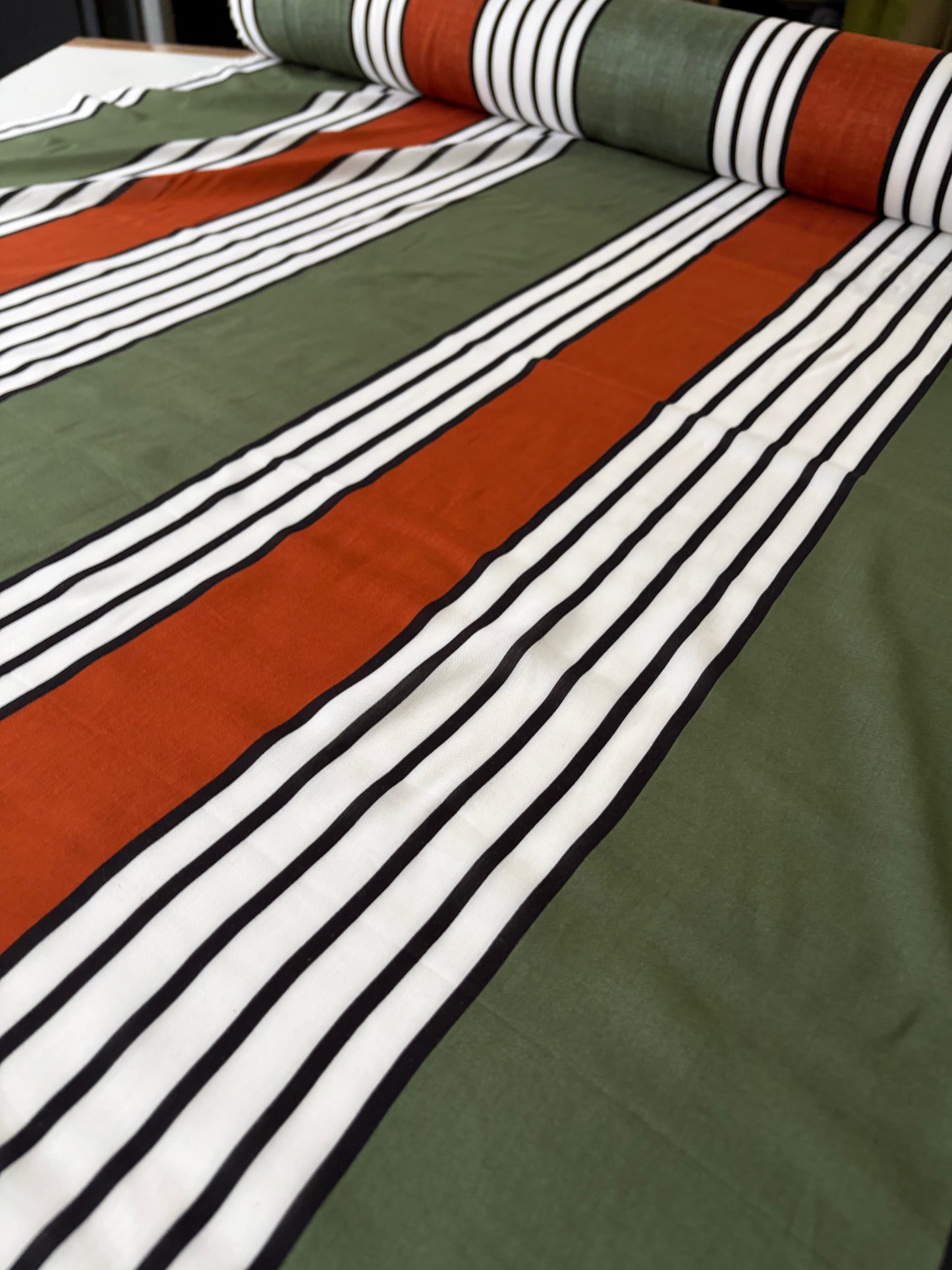 PHIL 003 viscose voile stripes