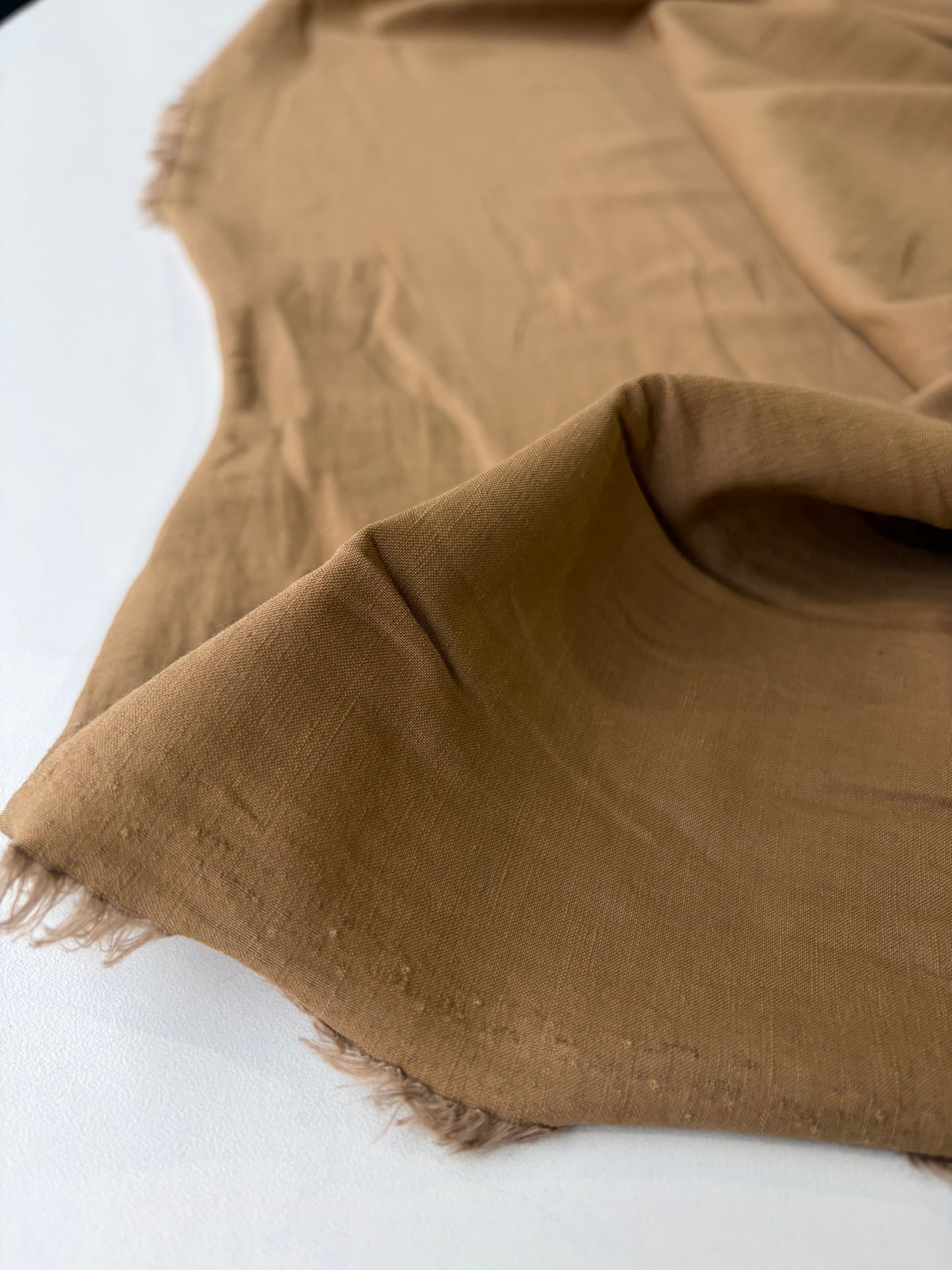 PC PHIL 004 viscose linen stretch cognac colour