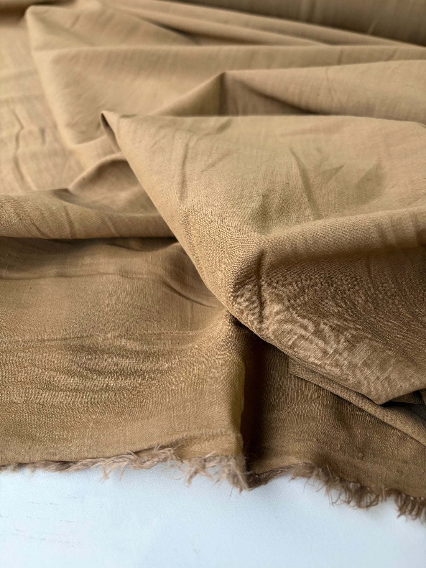 PC PHIL 004 viscose linen stretch cognac colour