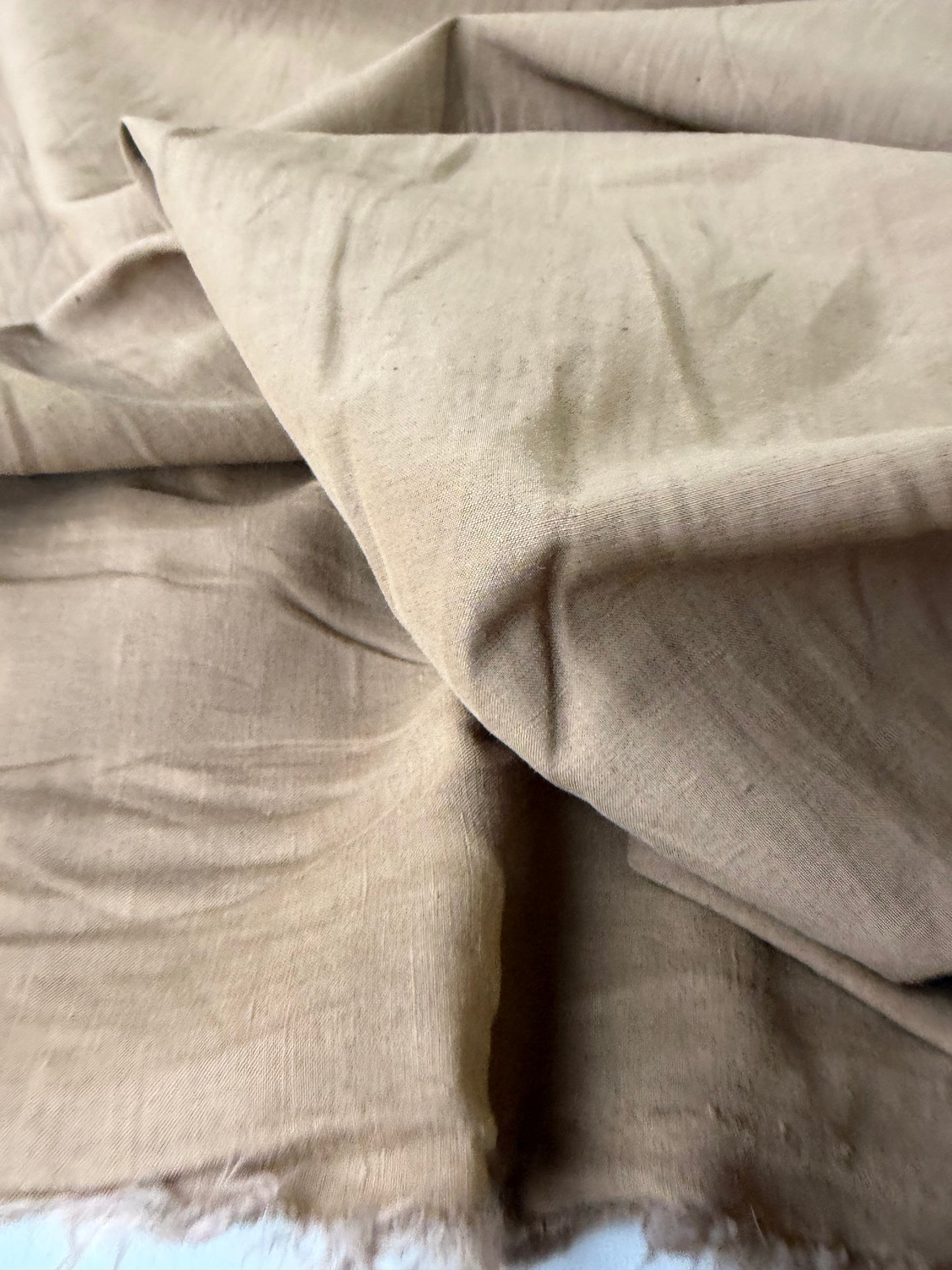 PC PHIL 004 viscose linen stretch cognac colour