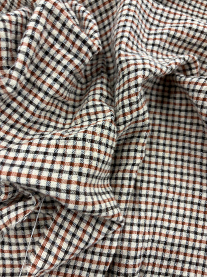 WALTHER 024 colourwoven cotton seersucker check