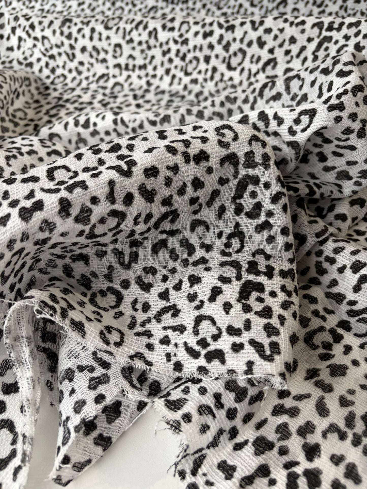 PHIL 006  cotton gaze with animal print
