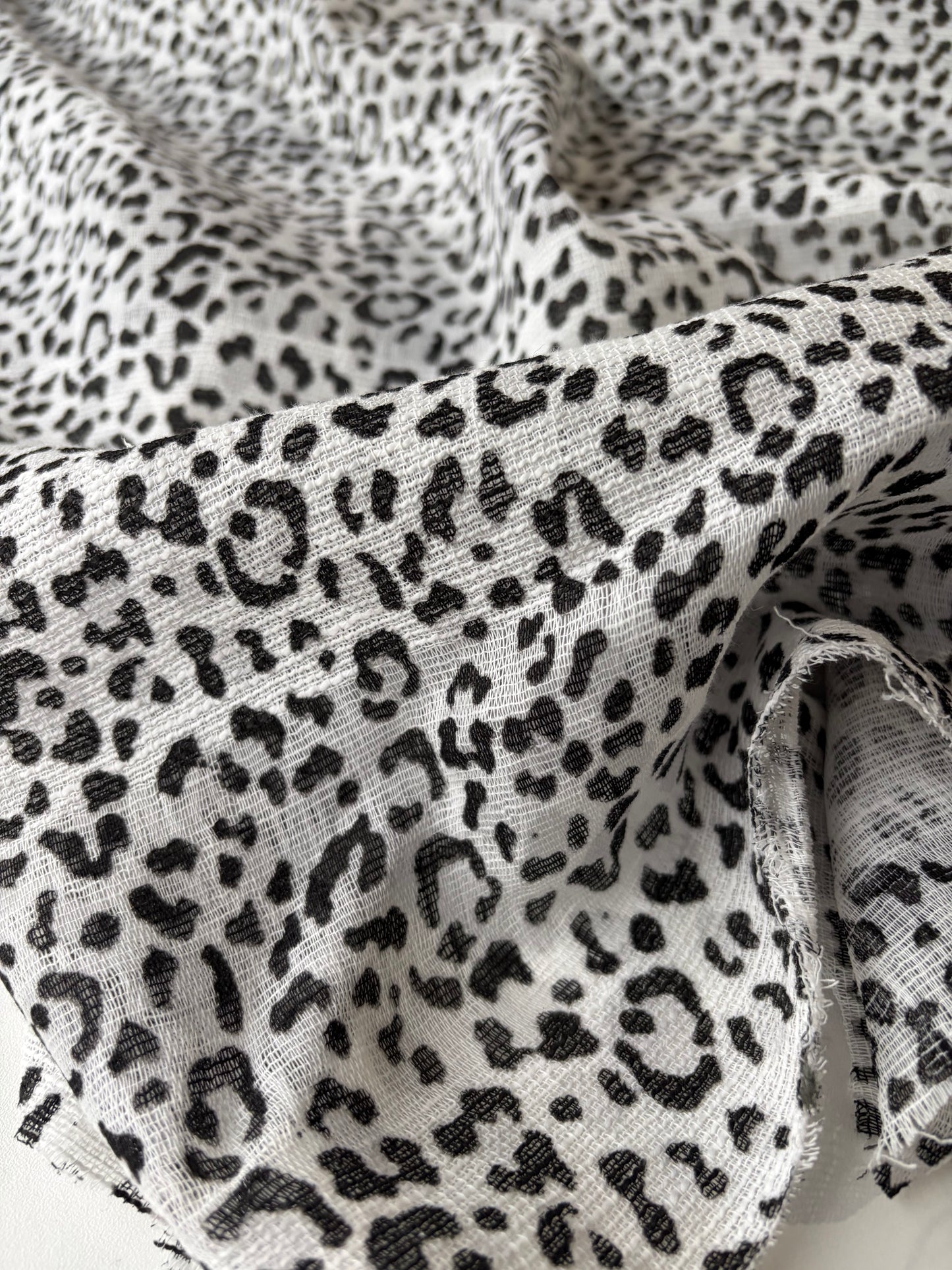 PHIL 006  cotton gaze with animal print