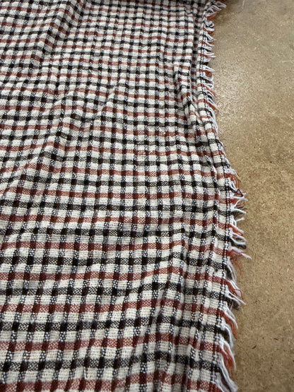 WALTHER 024 colourwoven cotton seersucker check
