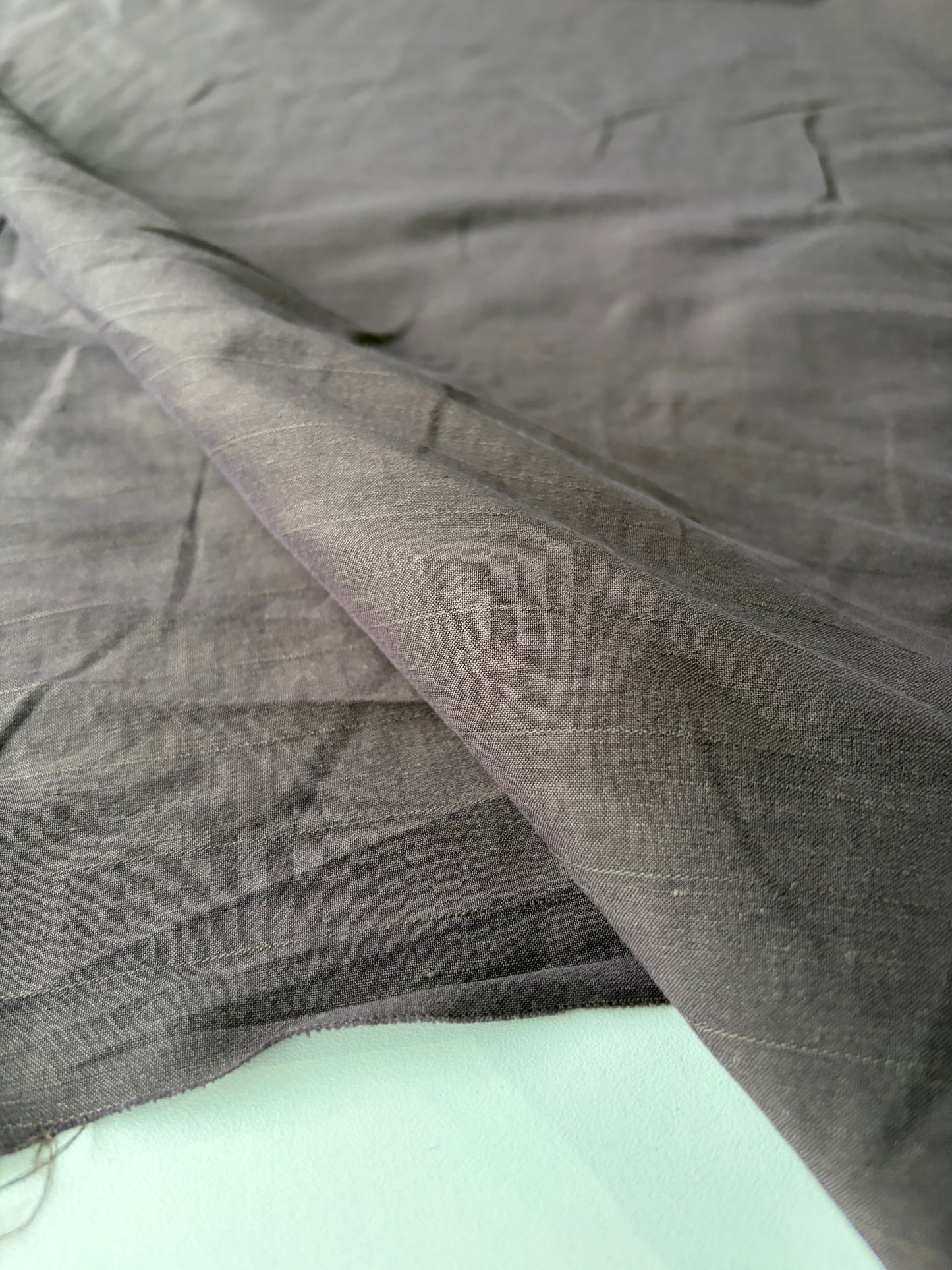 PHIL 007 viscose linen stretch grey/brown stripes