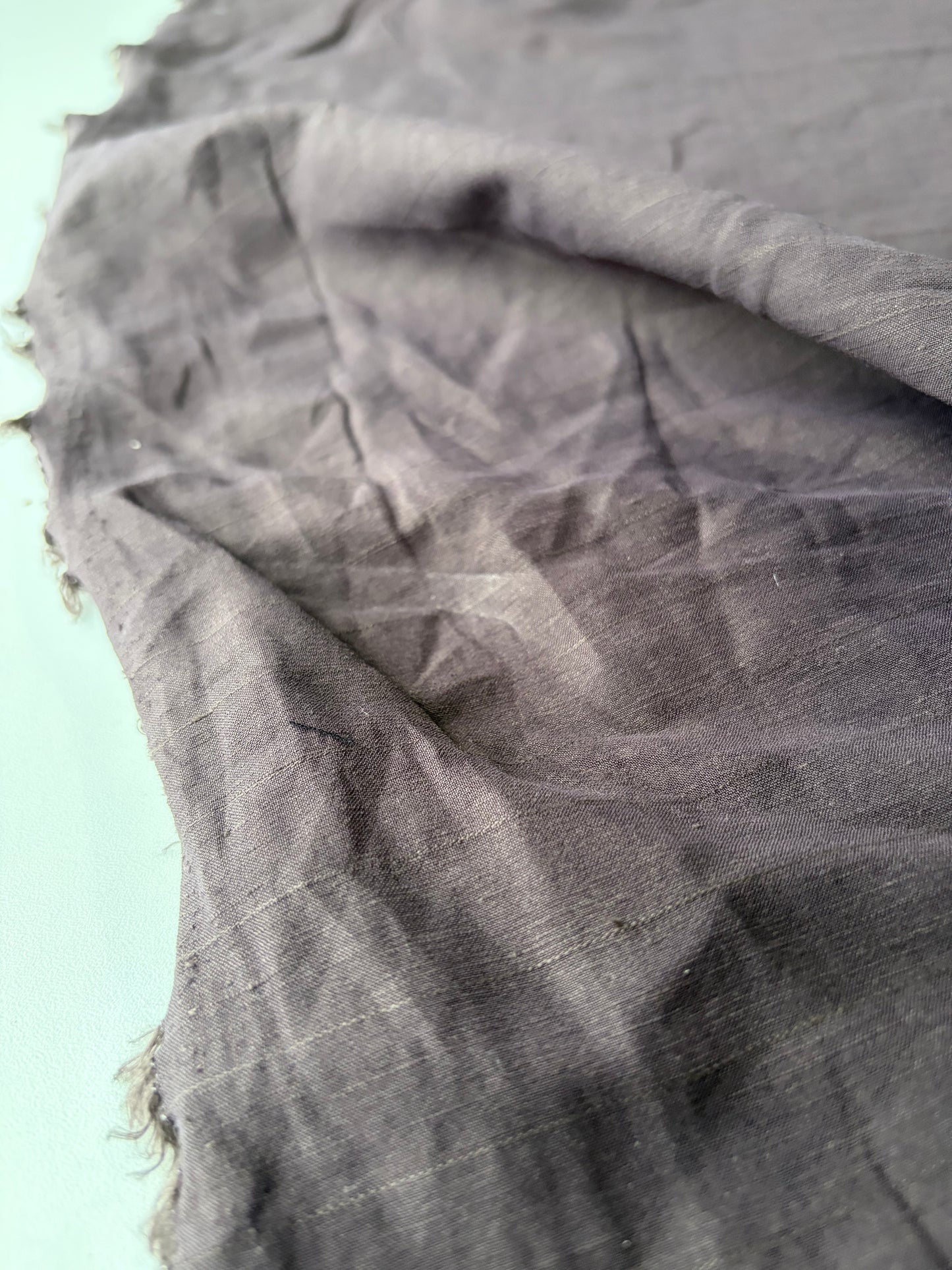 PHIL 007 viscose linen stretch grey/brown stripes