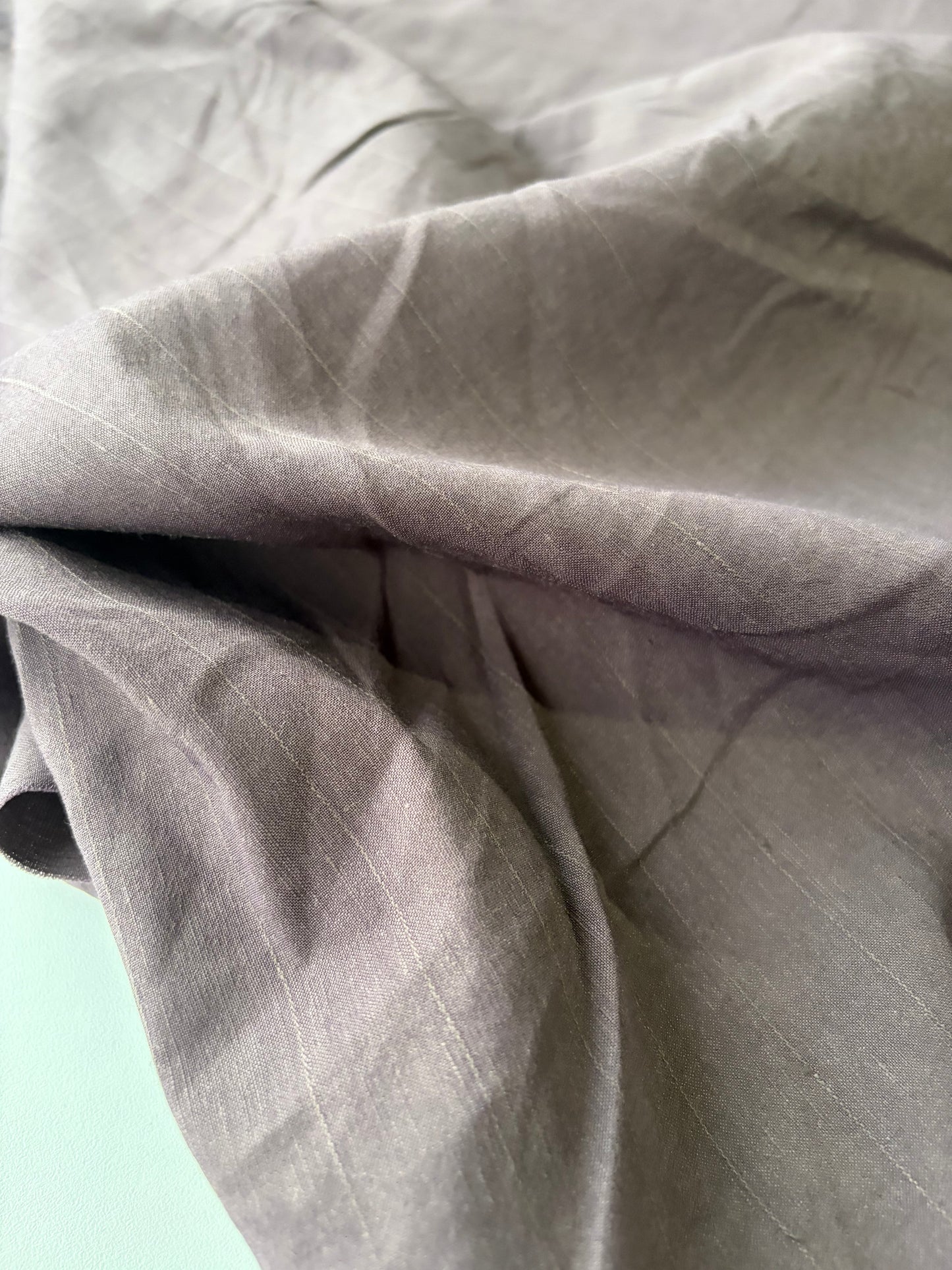 PHIL 007 viscose linen stretch grey/brown stripes