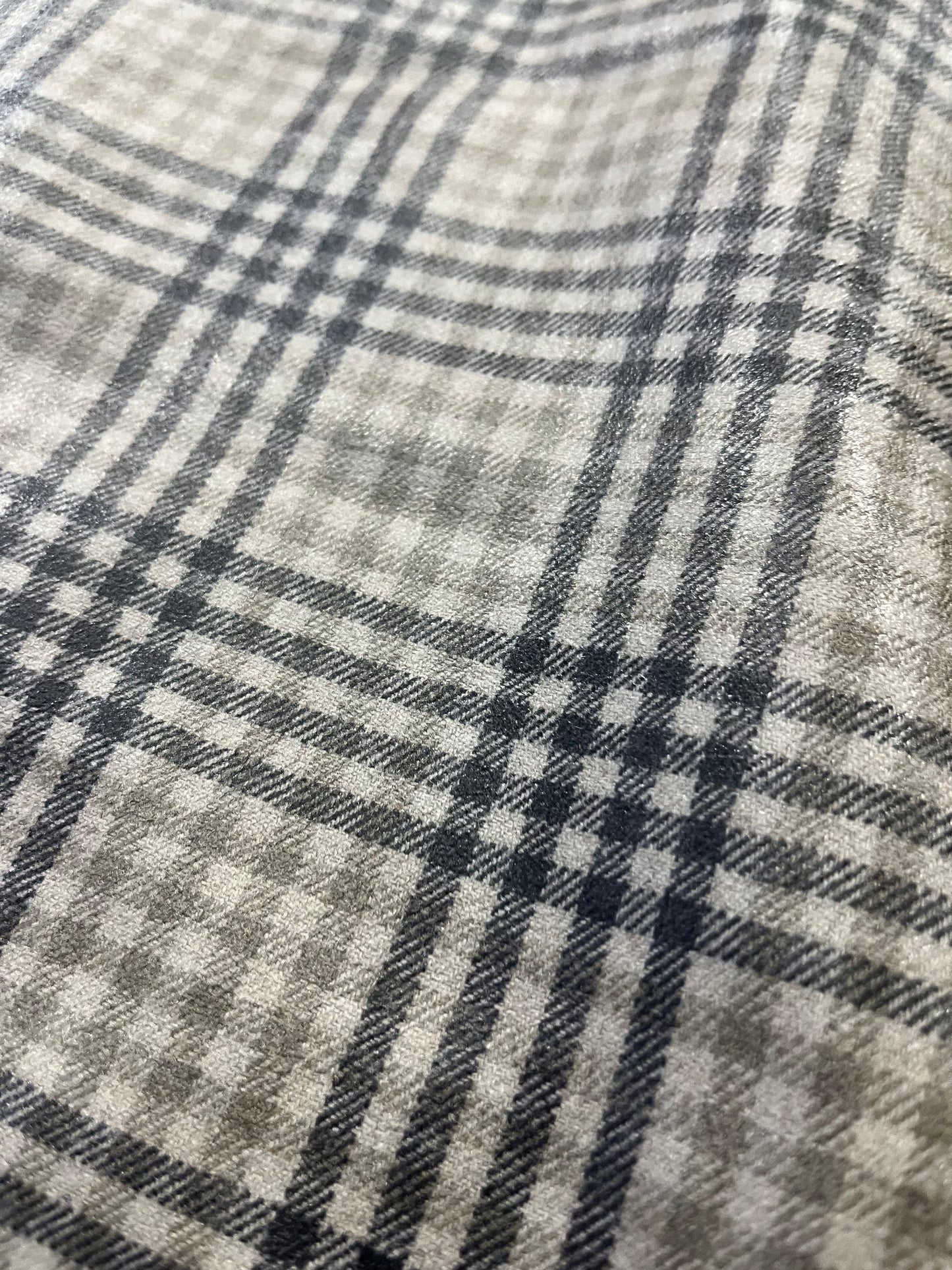 TOM 012 colourwoven woolen check for raincoats