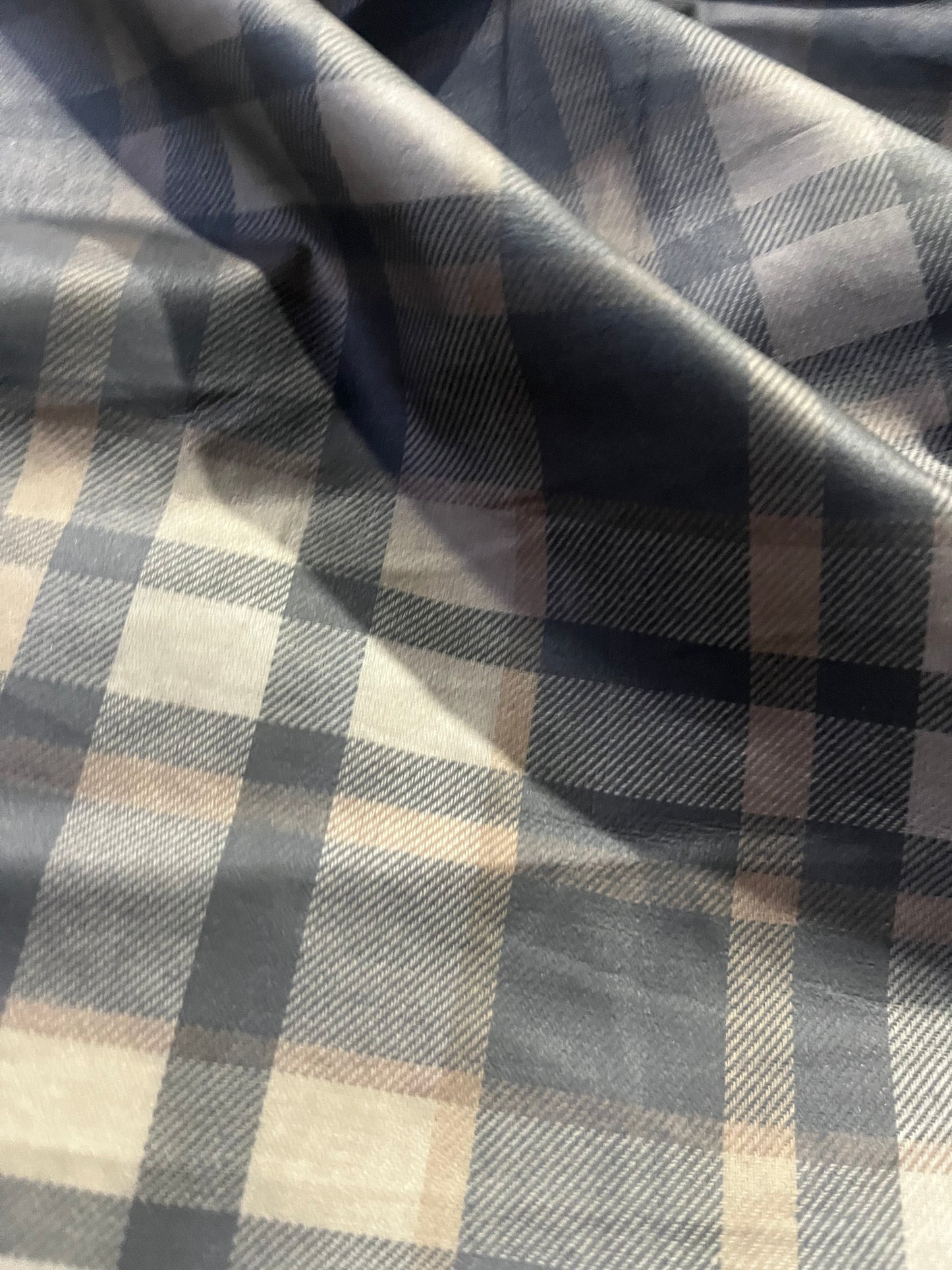 TOM 013 colourwoven cotton check for raincoats