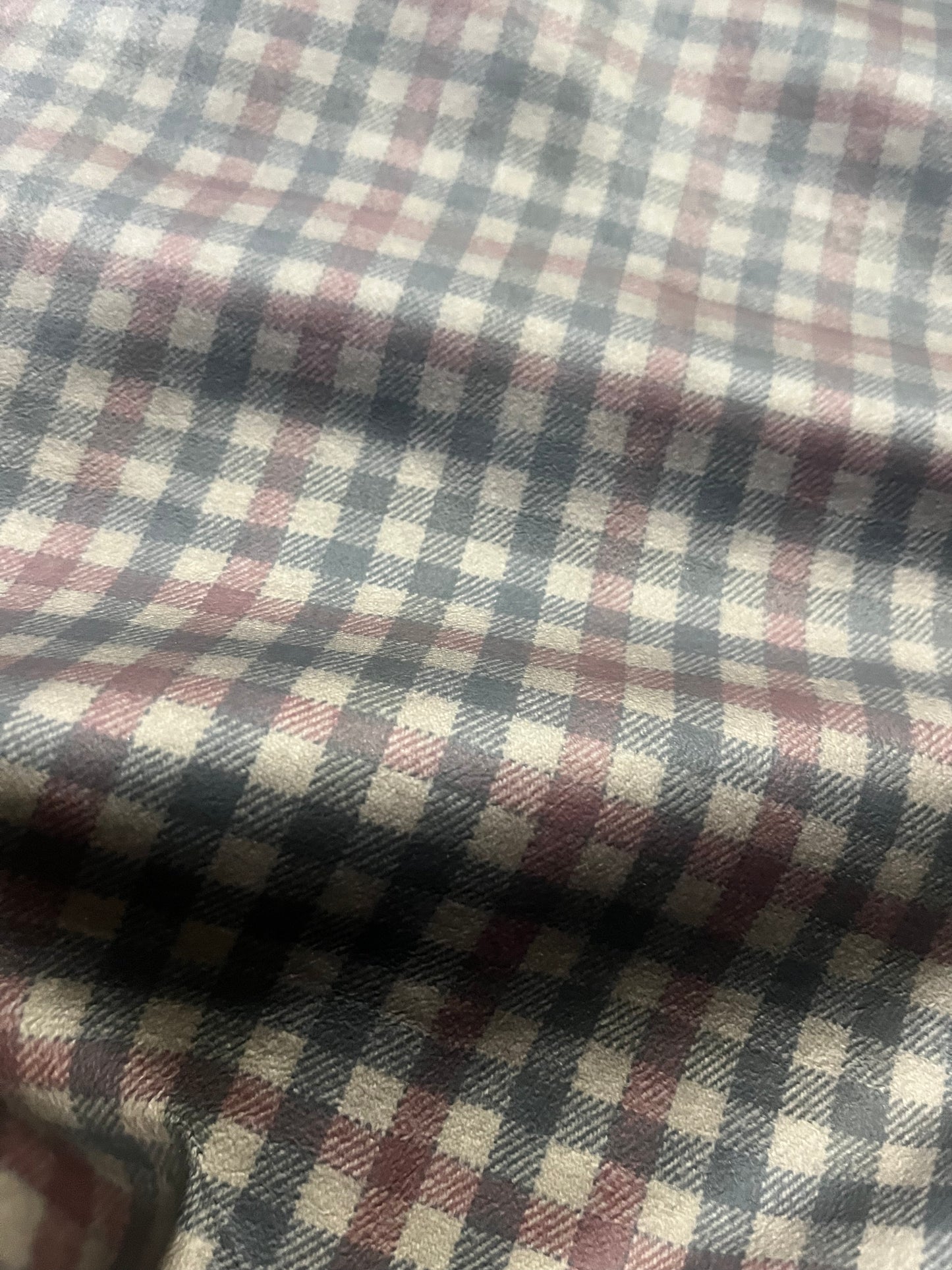 TOM 014 colourwoven woolen check for raincoats