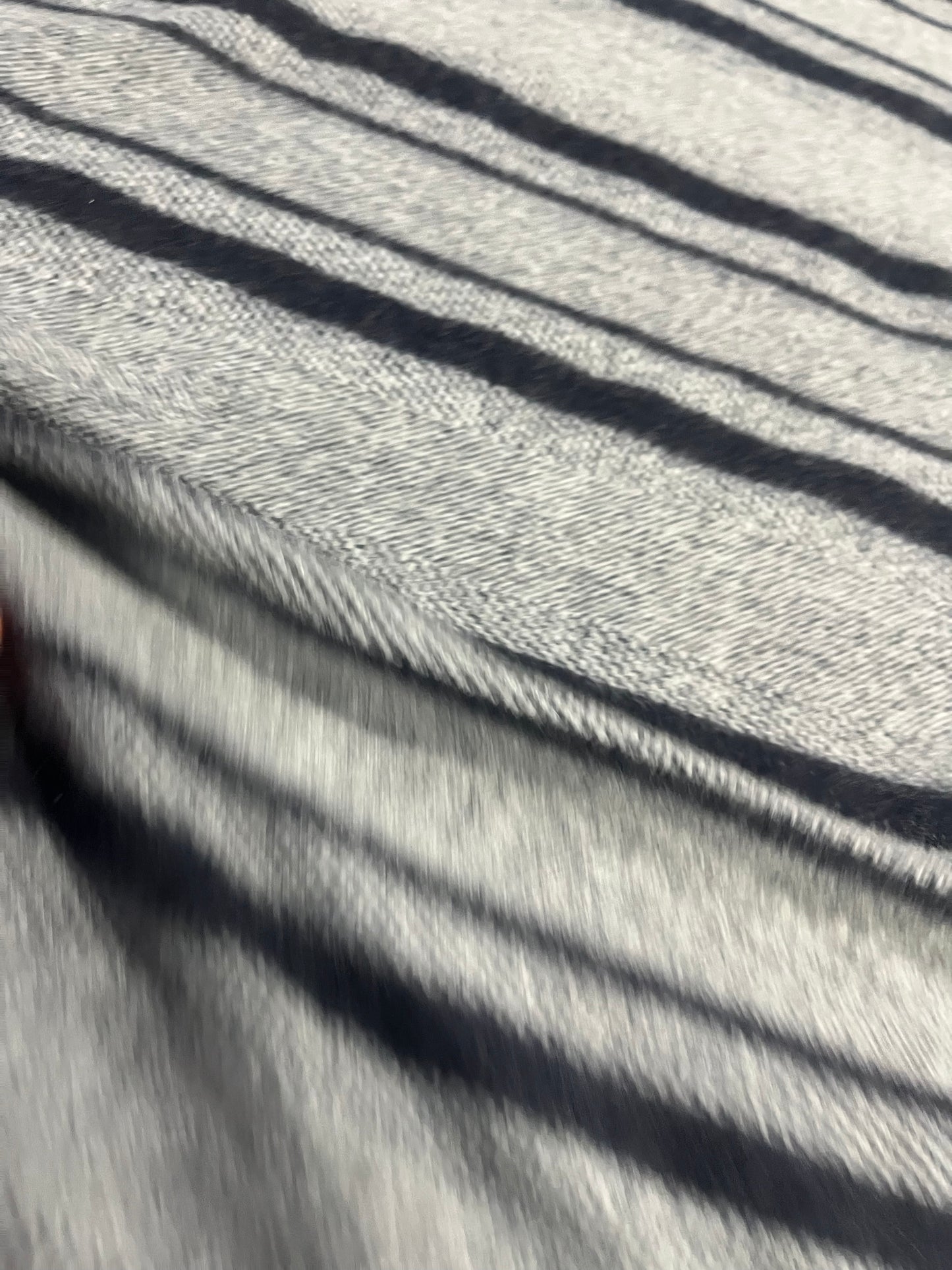 BIRMA 022 heavy wool stripes grey/navy