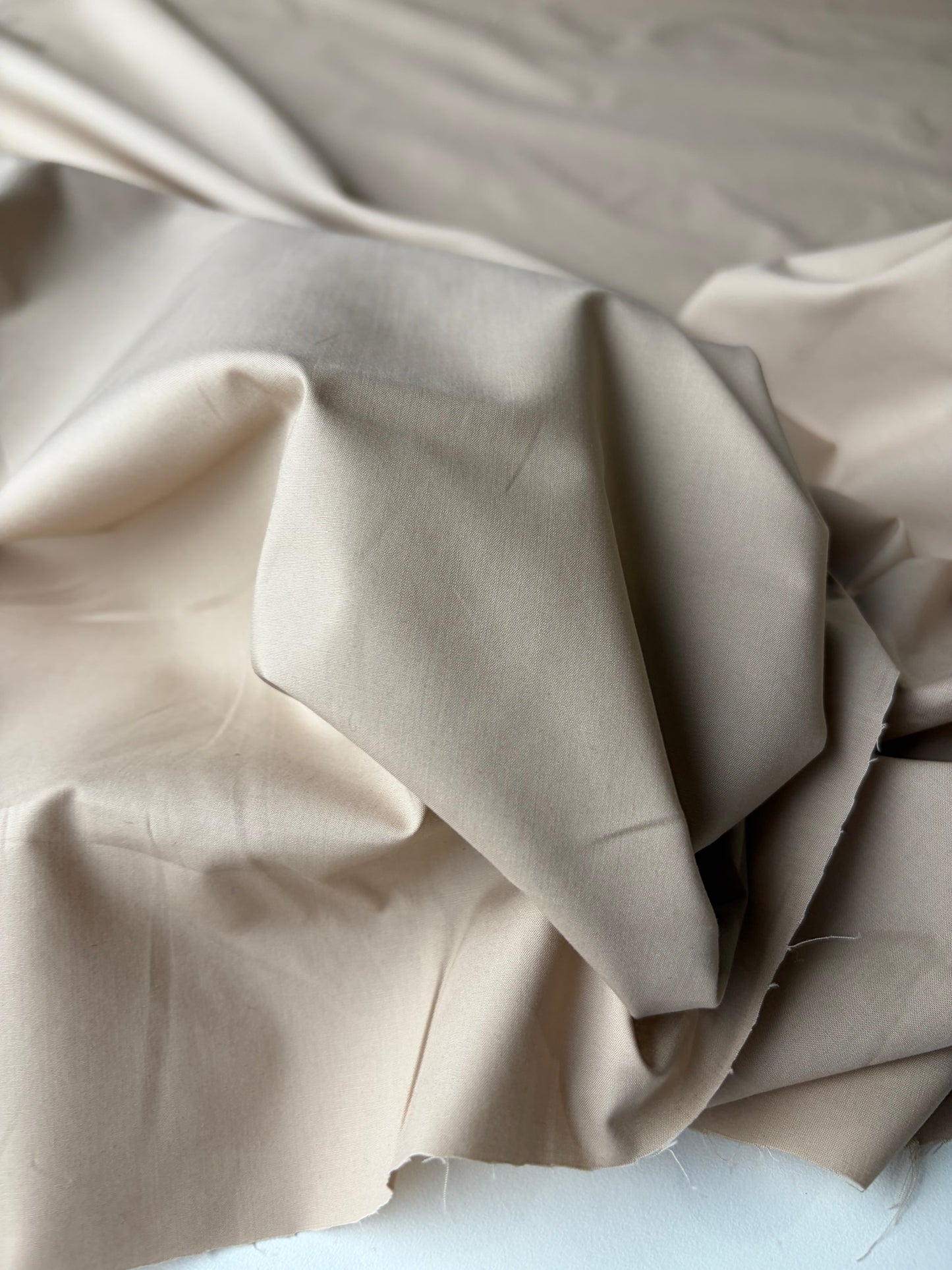 PHIL 010 Poplin stretch prestige sand