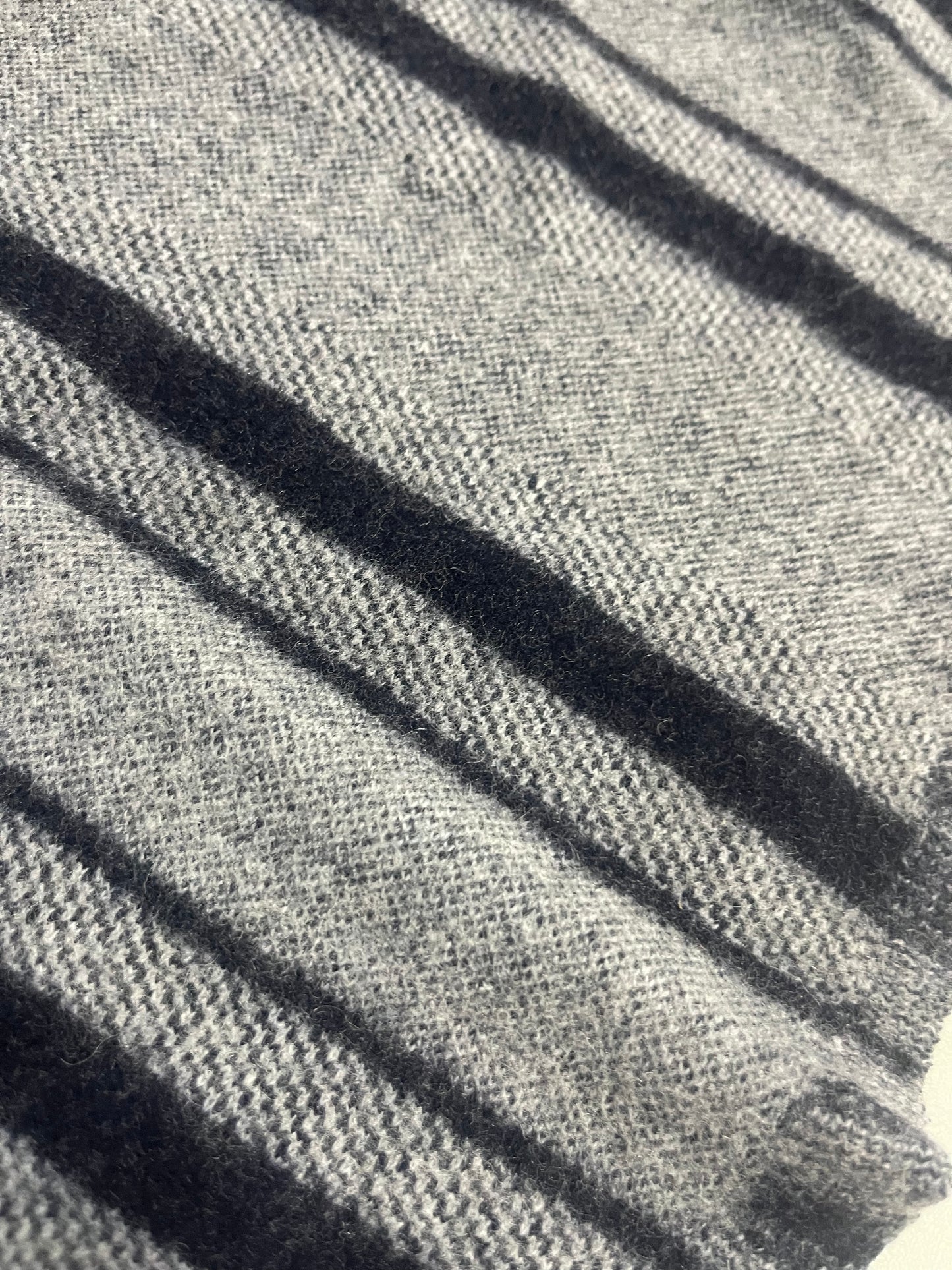 BIRMA 022 heavy wool stripes grey/navy
