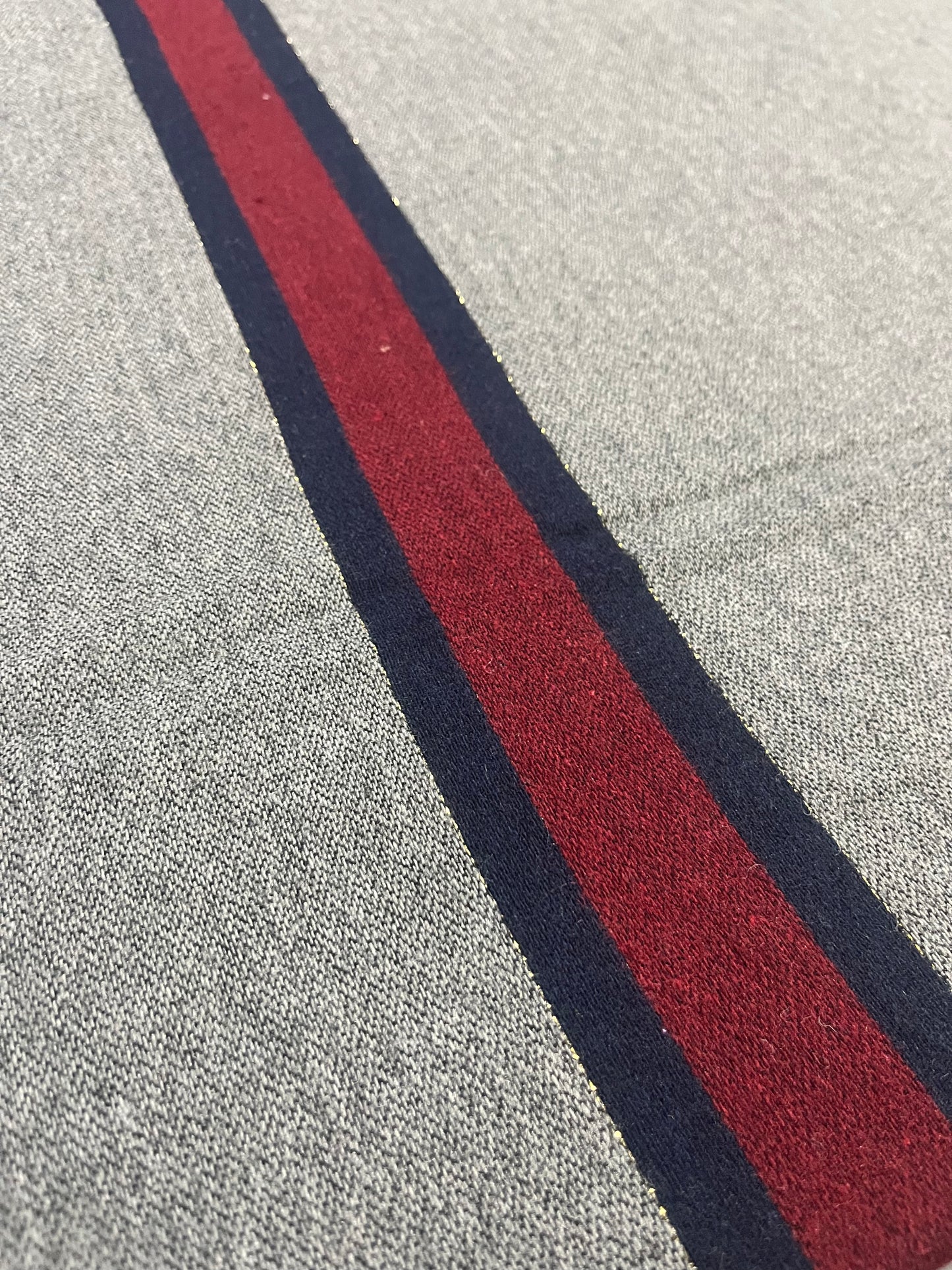 BIRMA 023 wool drape with stripes