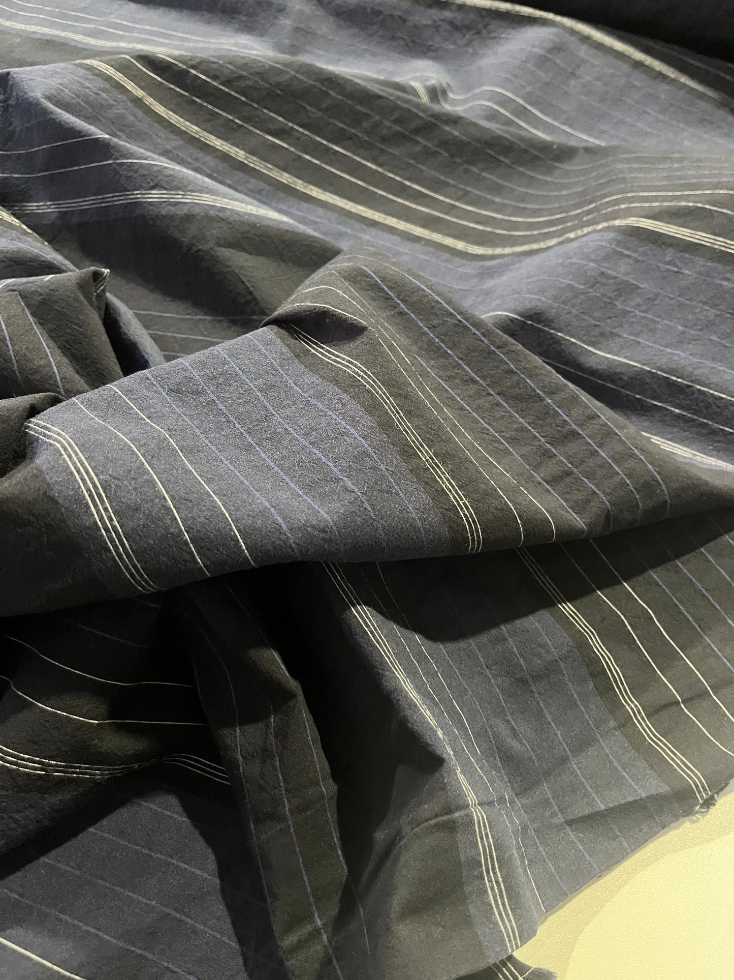 TOM 017 colourwoven cotton shadowstripe