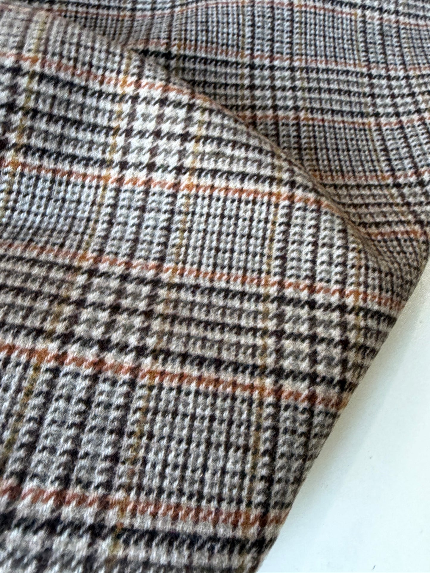 RALPH 033 brown/beige classical check carded wool