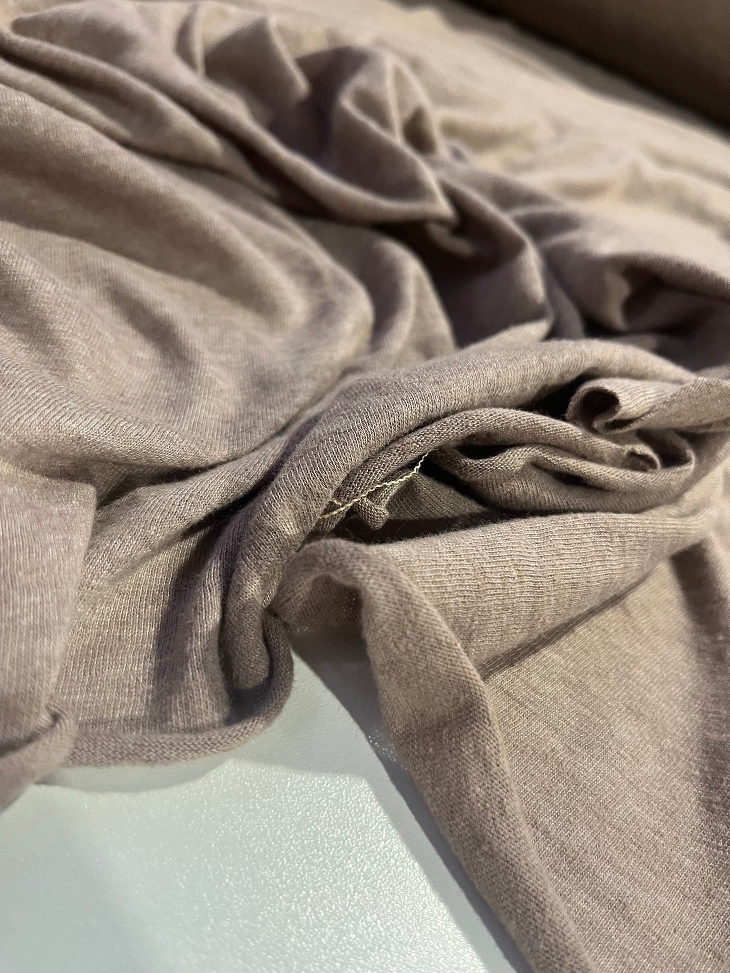 BIRMA 026 jersey viscose/wool warm sand