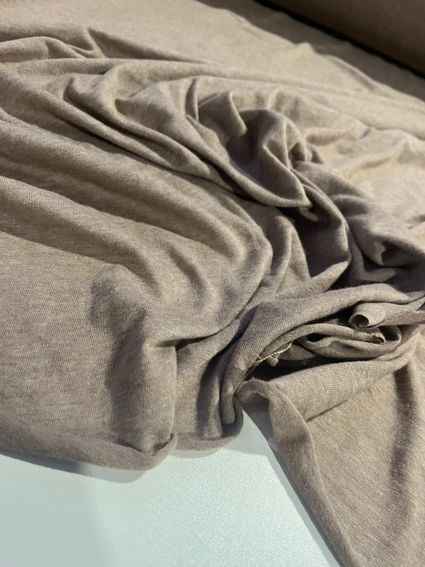 BIRMA 026 jersey viscose/wool warm sand