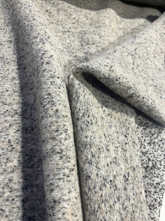 BIRMA 027  heavy wool bouclette grey/beige/black