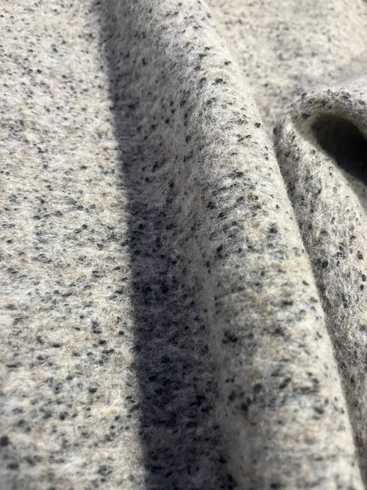 BIRMA 027  heavy wool bouclette grey/beige/black