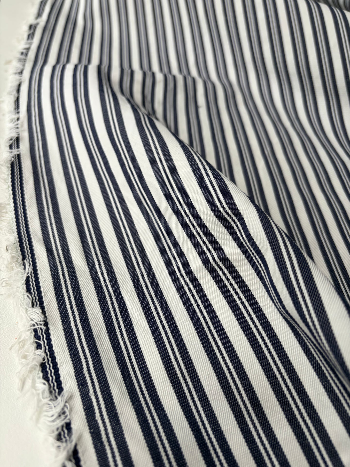 PHIL 014 colourwoven denim stripes
