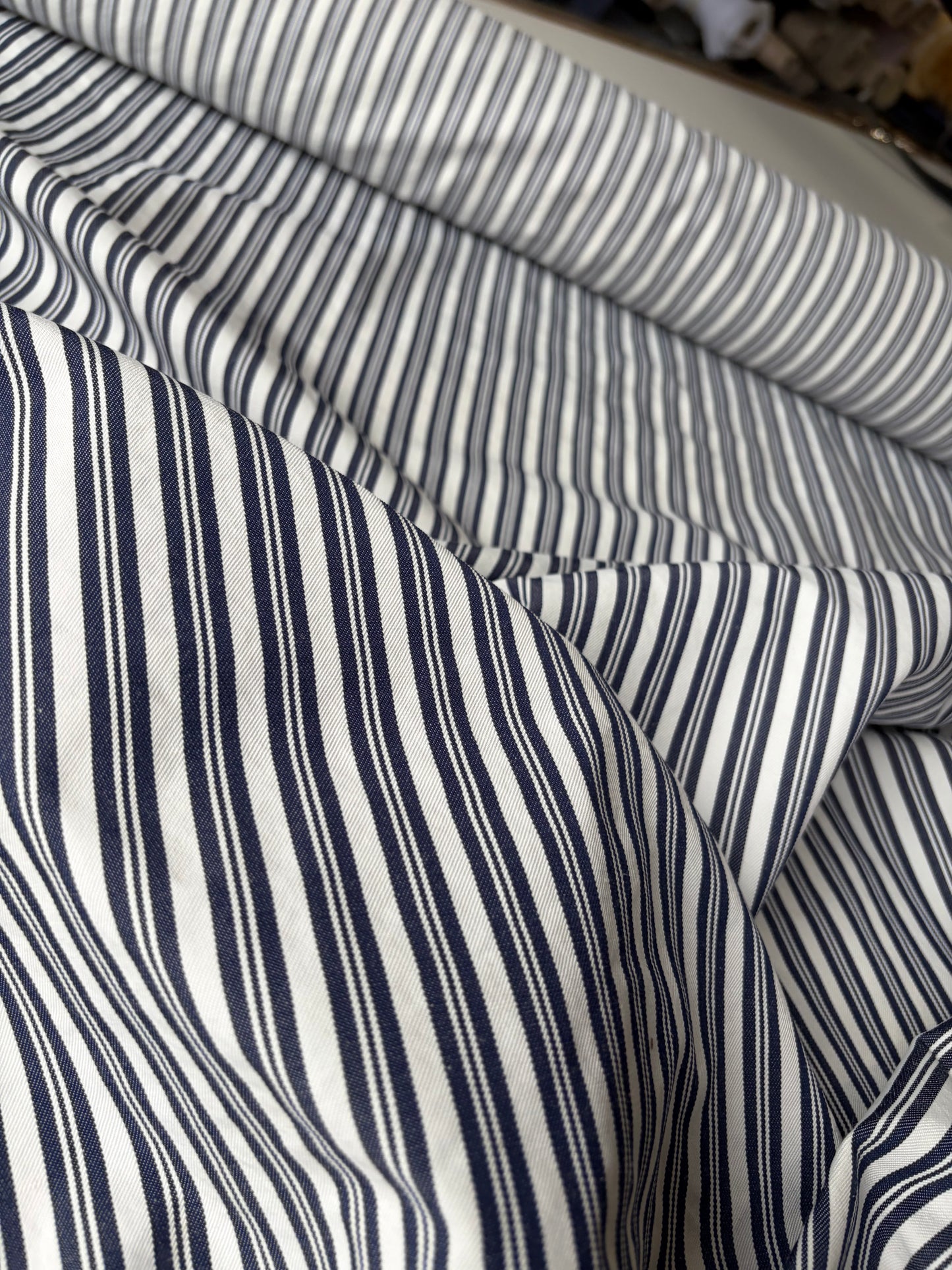 PHIL 014 colourwoven denim stripes