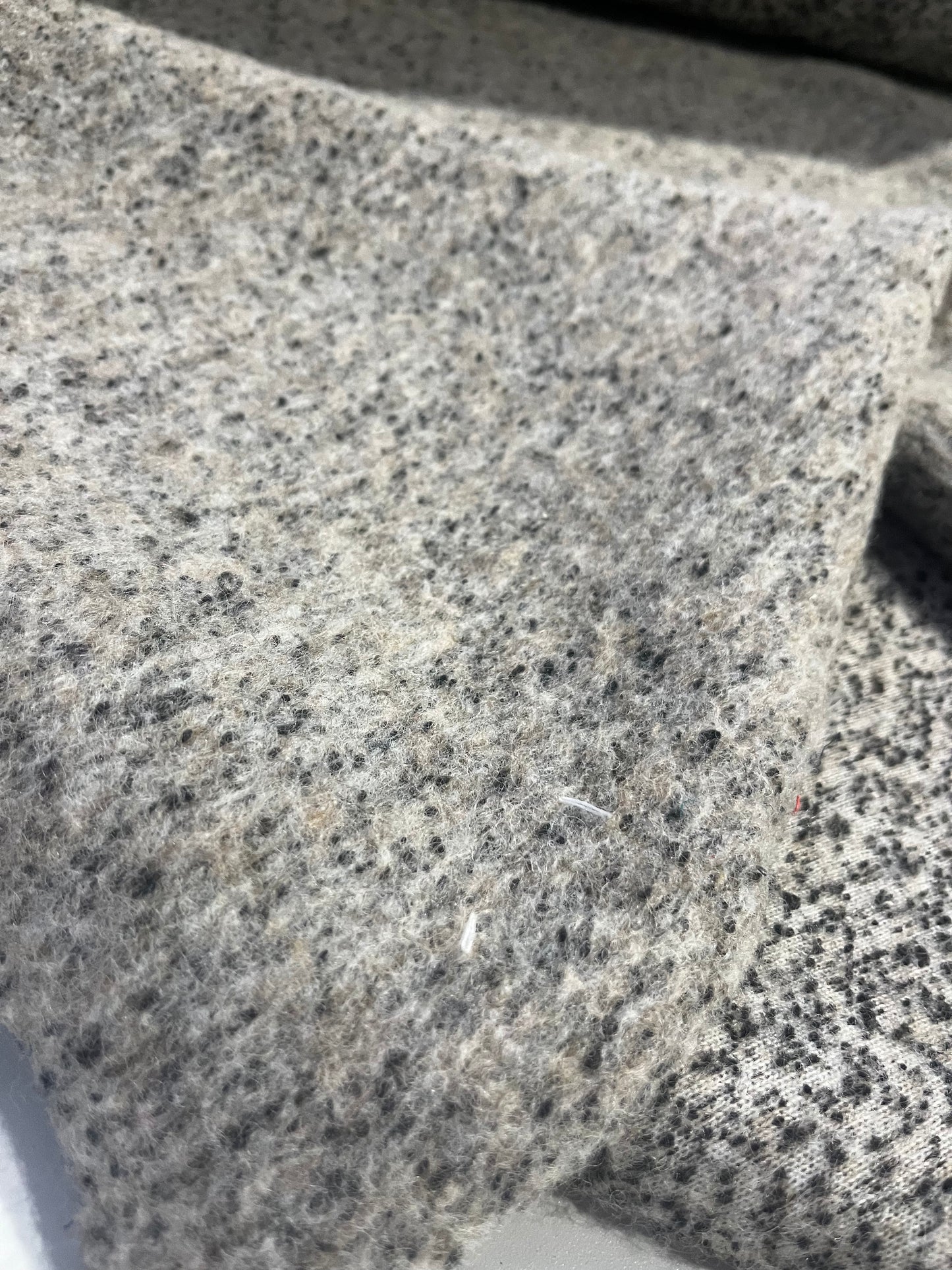 BIRMA 027  heavy wool bouclette grey/beige/black